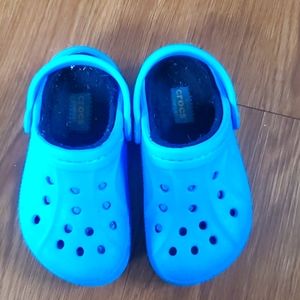 Fleece-lined Crocs